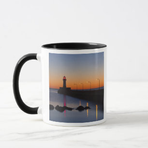 North pier Lighthouse in Duluth, Minnesota, Mug