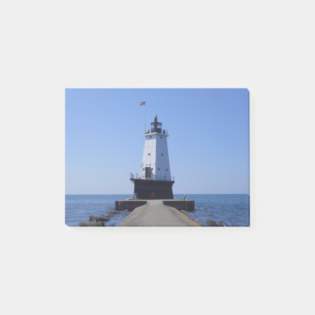 North Pierhead Lighthouse, Ludington, MI   Post-it Notes (Front)