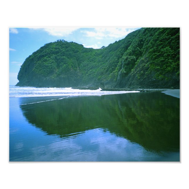 North Piha Beach NZ Photo Print (Front)