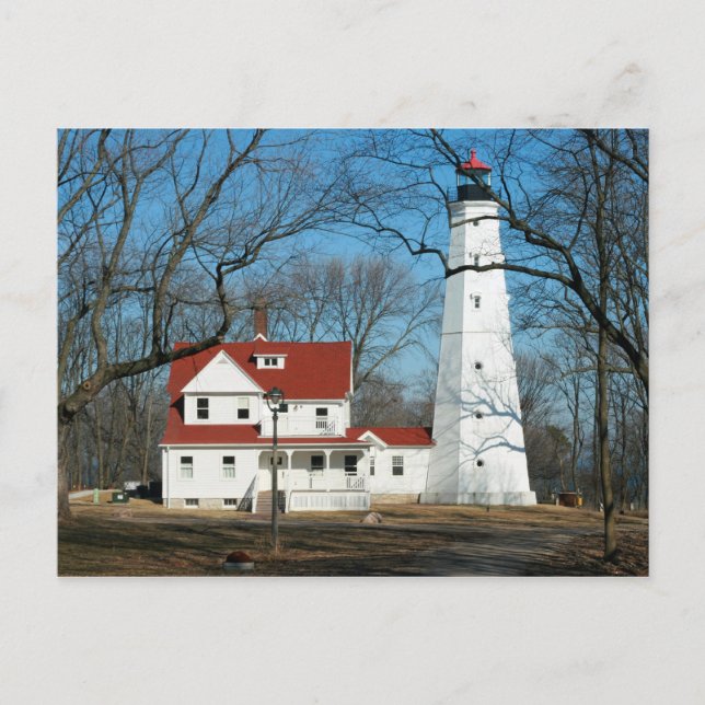 North Point Lighthouse, Milw WI Postcard (Front)