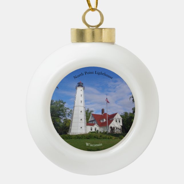 North Point Lighthouse ornament (Front)