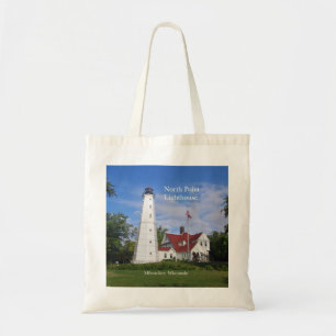 North Point Lighthouse tote bag