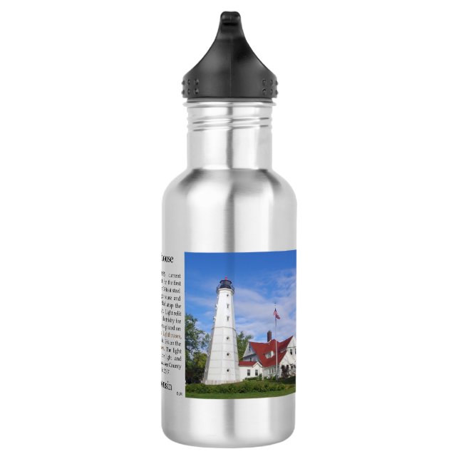 North Point Lighthouse water bottle (Right)