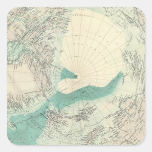 North Polar regions Square Sticker