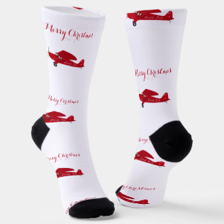 North Pole Aeroplane Socks