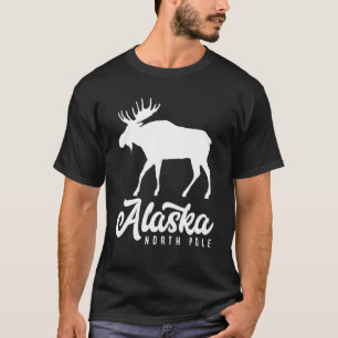 North Pole Alaska Usa Moose Alaska T-Shirt