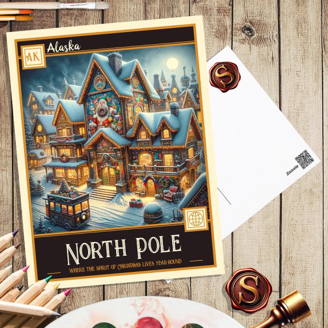 North Pole, Alaska | Vintage Postcard (Creator Uploaded)