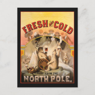 North Pole Beer Postcard