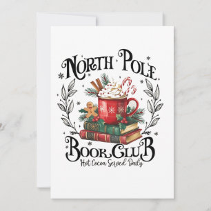 North Pole Book Club Hot Cocoa Christmas  Announcement