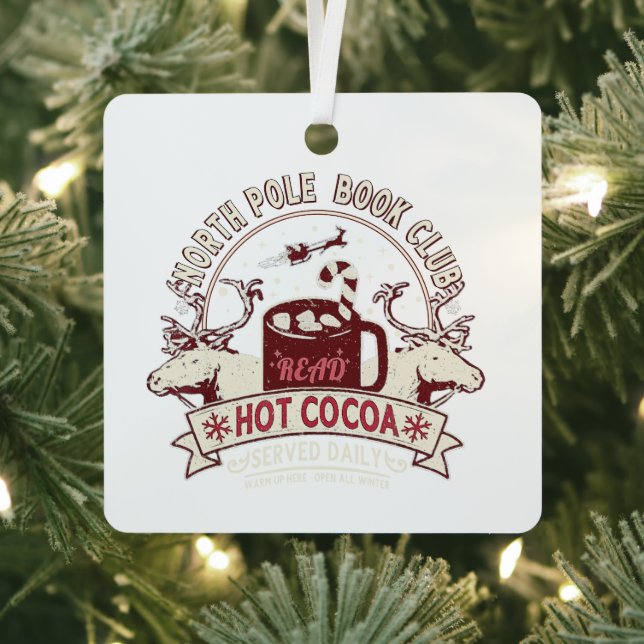 North Pole Book Club Ornaments Christmas (Insitu)