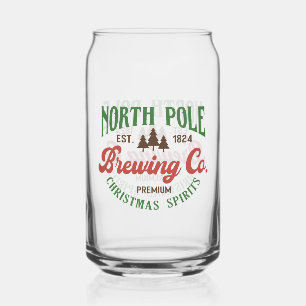 North Pole Brewing Company Can Glass