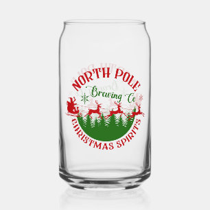 North Pole Brewing Company Can Glass
