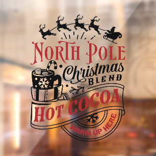 North Pole Christmas blend word art