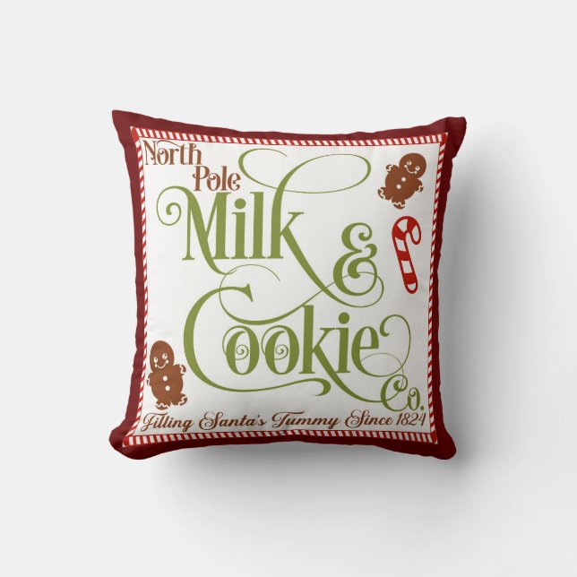 North Pole Christmas Home Decor Cushion (Front)