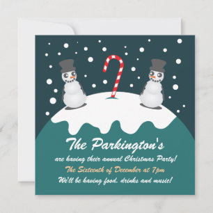 North Pole Christmas Invitation