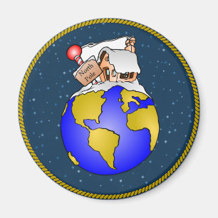 North Pole Christmas Magnet