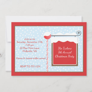 North Pole Christmas Party Invitation