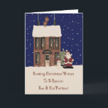 North Pole Christmas Wishes Son & Partner Holiday Card<br><div class="desc">card</div>