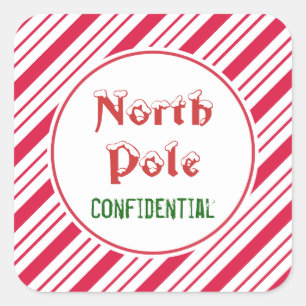 North Pole Confidential Stickers