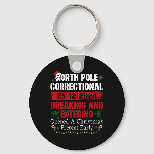 North Pole Correctional Breaking And Entering Open Key Ring (Front)