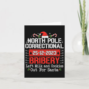 North Pole Correctional Bribery Matching Family Ch Card