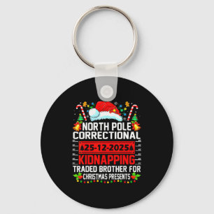 North Pole Correctional Christmas Kidnapping Trade Key Ring
