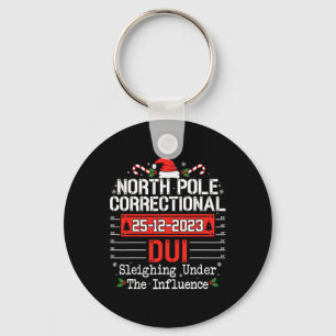 North Pole Correctional Dui Matching Family Christ Key Ring