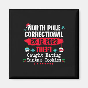 North Pole Correctional Theft Caught Eating Santa' Magnet