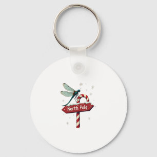 North Pole Dragonfly Key Ring