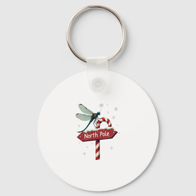 North Pole Dragonfly Key Ring (Front)