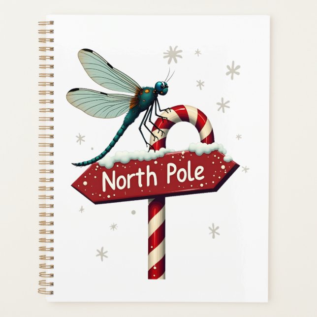 North Pole Dragonfly Planner (Front)