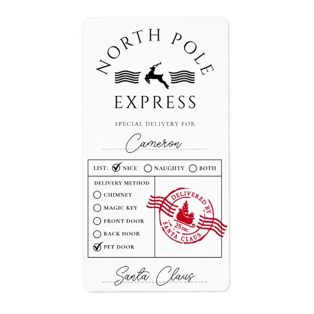 North Pole Express Special Delivery (Front)