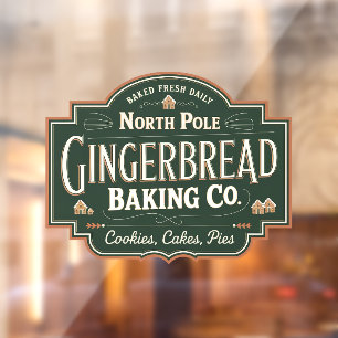 North Pole  Gingerbread baking company vintage