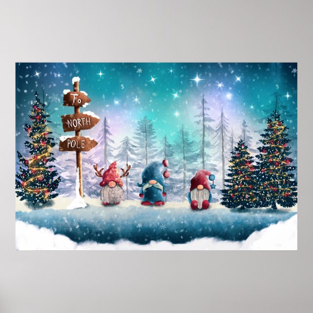North Pole Gnomes Poster (Front)