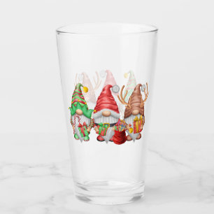 North Pole Gnomes Trio Drinking Glass