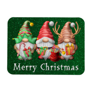 North Pole Gnomes Trio Magnet