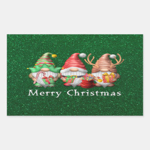 North Pole Gnomes Trio Stickers