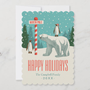 North Pole Holiday Card