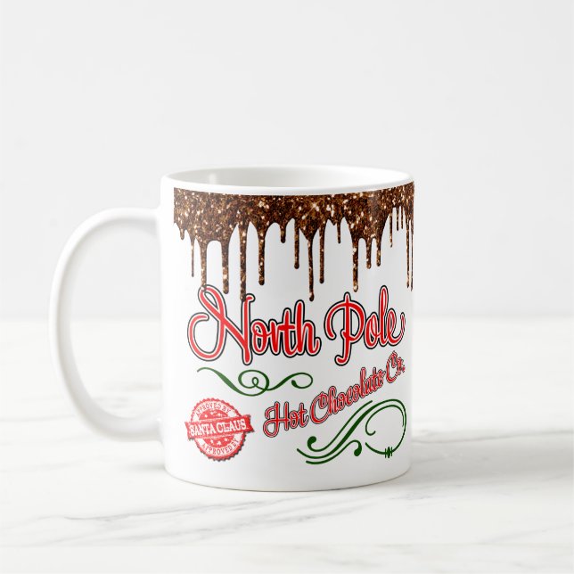 North Pole Hot Chocolate Coffee Mug (Left)