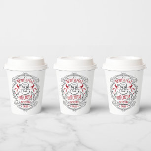 North pole hot cocoa Christmas party  Paper Cups
