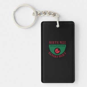 north pole investigation department key ring