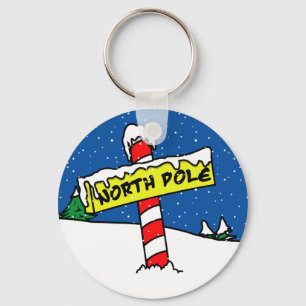 North Pole Keychain