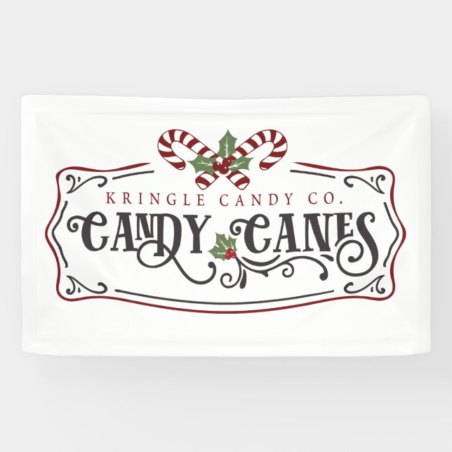North Pole Kringle candy Company Banner (Horizontal)