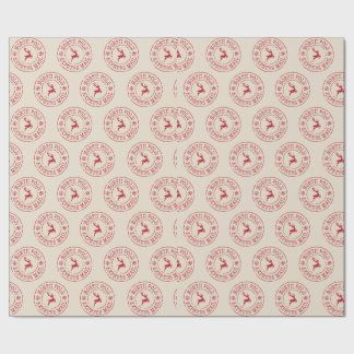 North Pole Mail Christmas Wrapping Paper