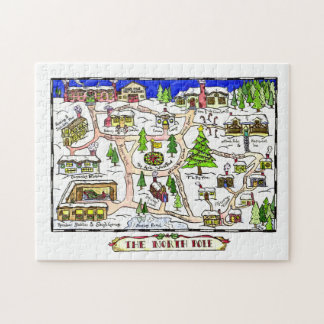 North Pole Map Jigsaw Puzzle