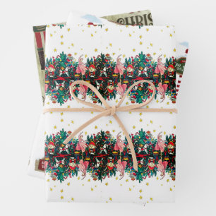 North Pole & Nutcracker Set Wrapping Paper 