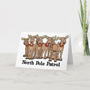 North Pole Patrol card