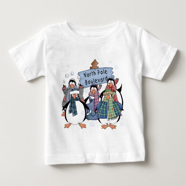 North Pole Penguins Tshirts and gifts (Front)
