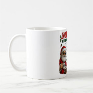 North Pole Performance Review Personalised Coffee Mug