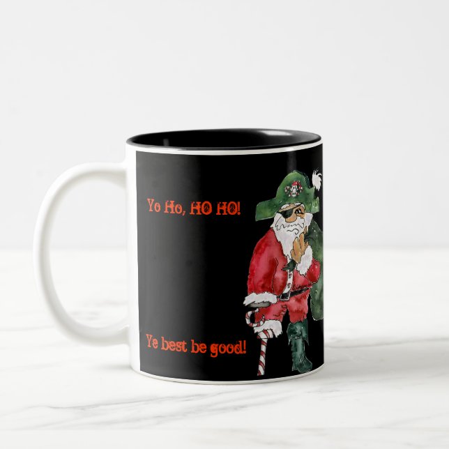 North Pole Pirate Mug - Cptn. Crusty Kringle (Left)